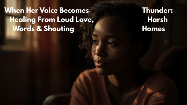When Her Voice Becomes Thunder: Healing From Loud Love, Harsh Words & Shouting Homes